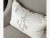 Chia by Sophie Paterson for Coze - Large Fringed Monogram Cushion